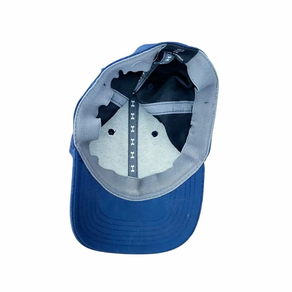Under Armour Blue Baseball Hat Sz YS